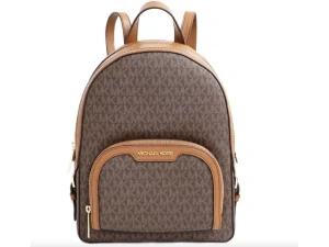 Batoh Michael Kors Jaycee medium logo brown