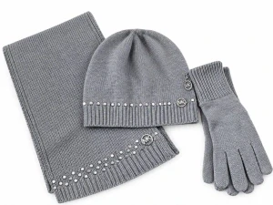 Zimní dámský set- čepice, rukavice, šála Michael kors