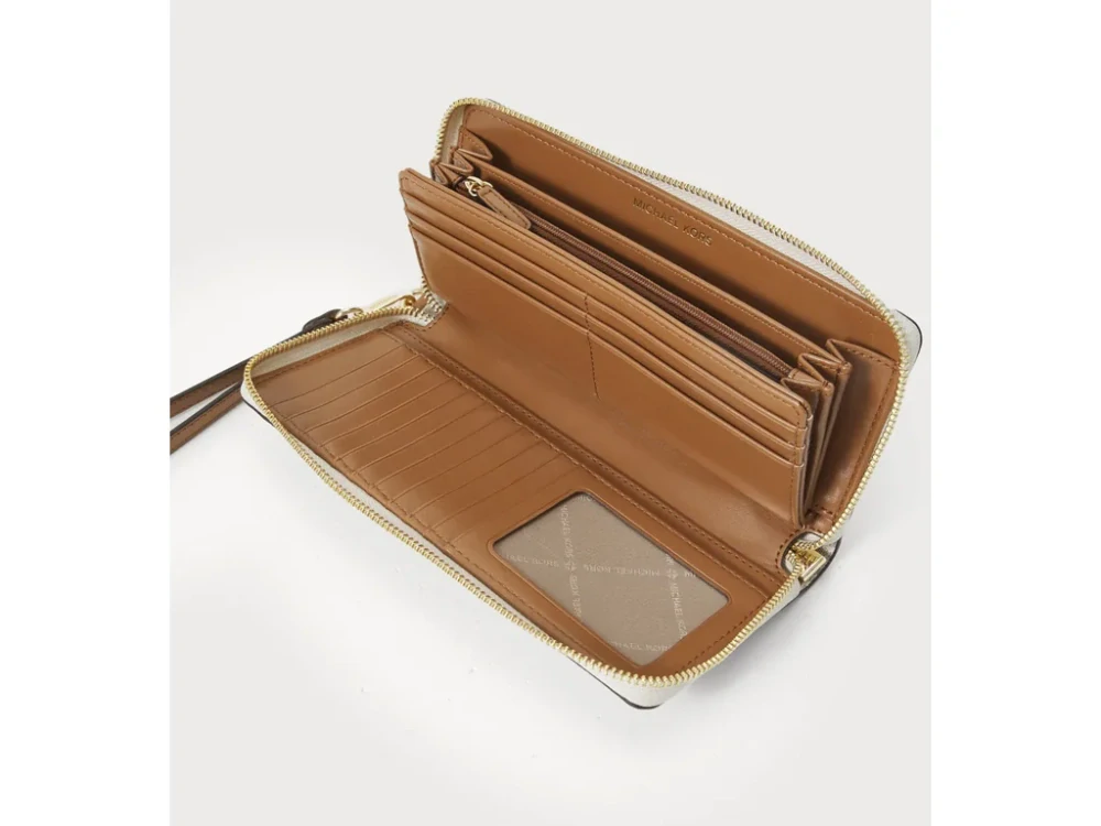 Peněženka Michael Kors velká jet set logo continental vanilla
