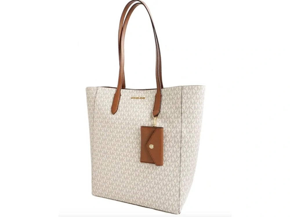 Kabelka Michael Kors Vincent lg logo vanilla