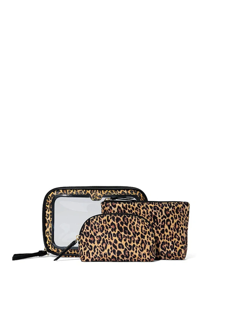 Kosmetické taštičky Victoria's Secret 3v1 leopardí
