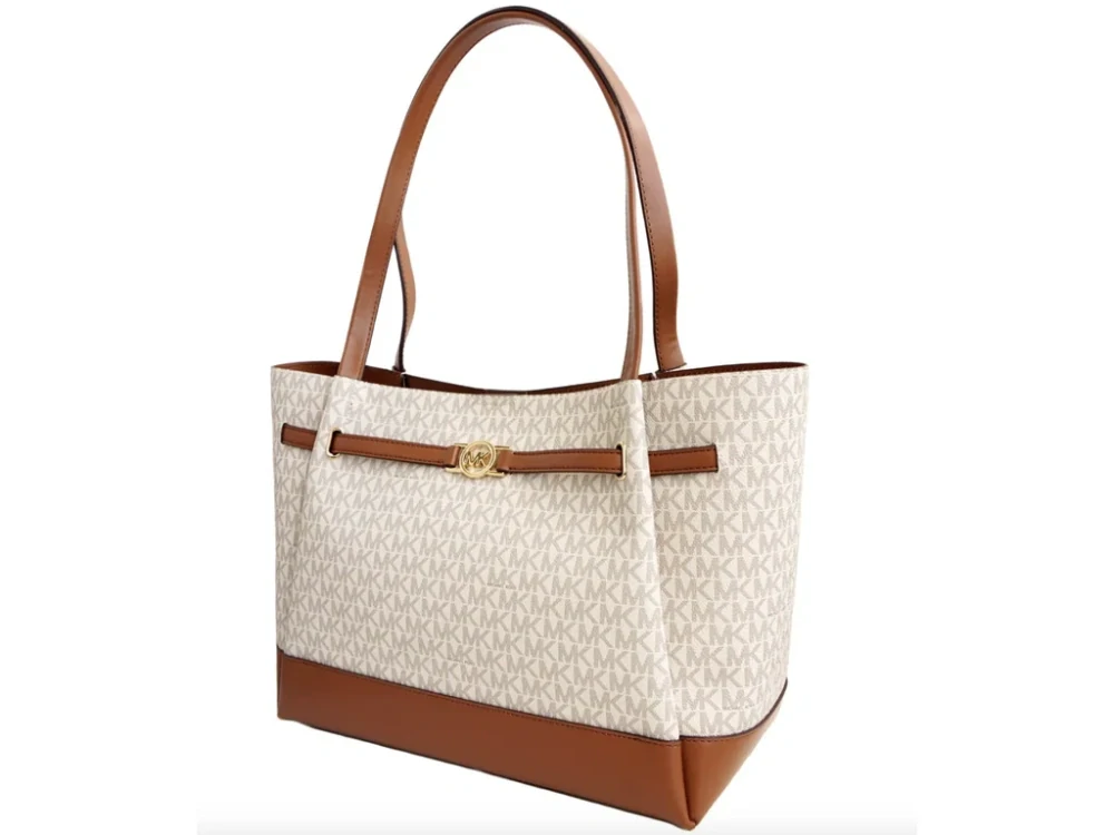 Kabelka Michael Kors Reed logo vanilla