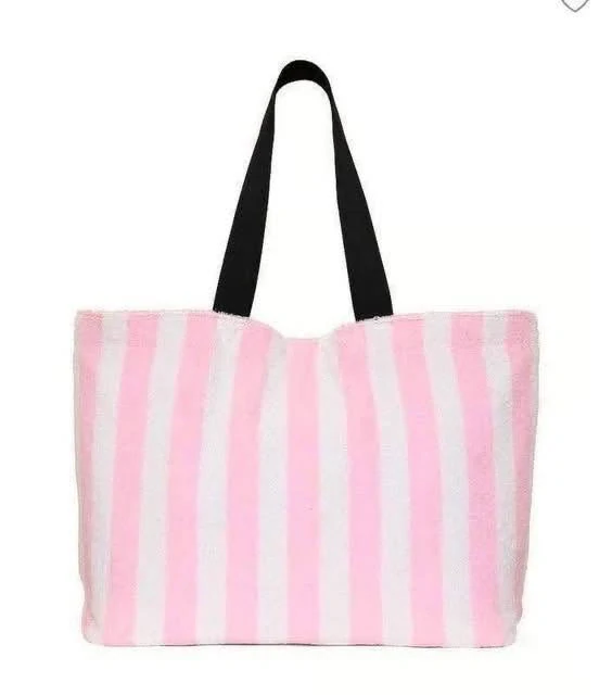 Taška Victoria's Secret růžová pruh