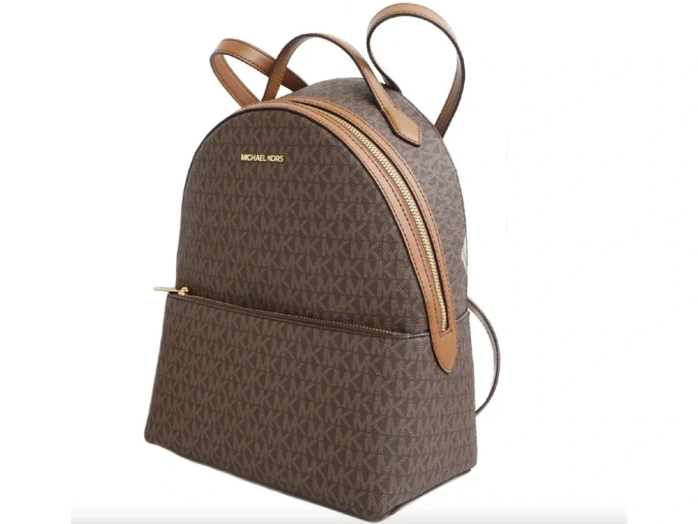 Batoh Michael Kors Sheila medium logo brown
