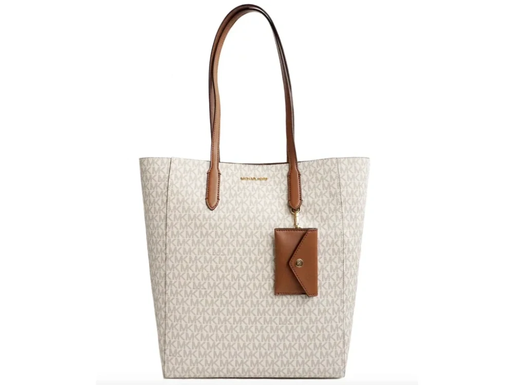 Kabelka Michael Kors Vincent lg logo vanilla