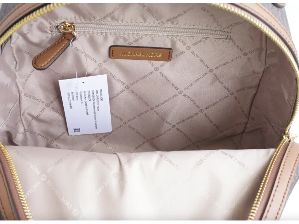 Batoh Michael Kors Sheila medium logo brown