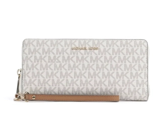 Peněženka Michael Kors velká jet set logo continental vanilla